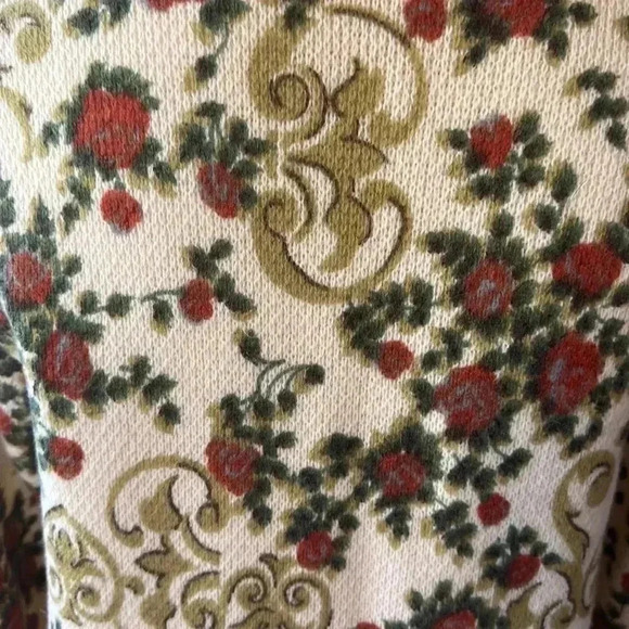 Siegel (German) | 60’s Virgin Wool Blend, 2-Piece Floral Skirt & Jacket Set - Picture 4 of 13